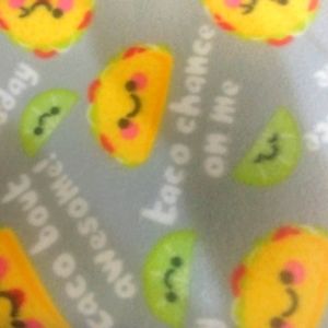 (2) Yards of Yummy Taco-Tastic Fleece Fabric 🌮 🌮 🌮😊